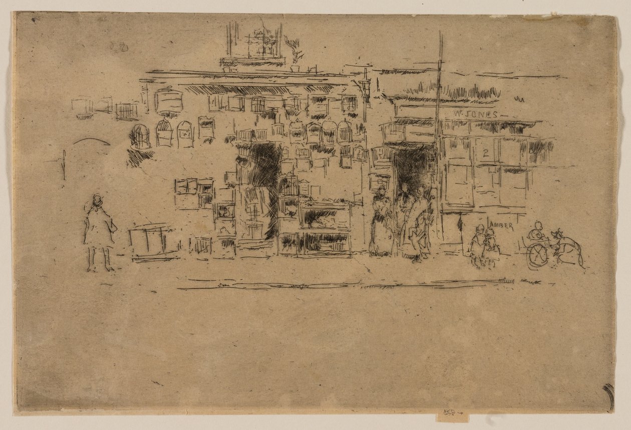 Vogelkäfige, Chelsea von James Abbott McNeill Whistler
