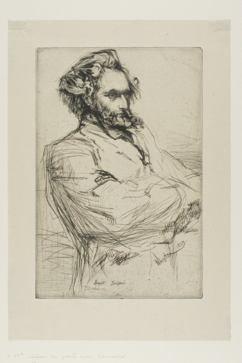C. L. Drouet, Bildhauer von James Abbott McNeill Whistler