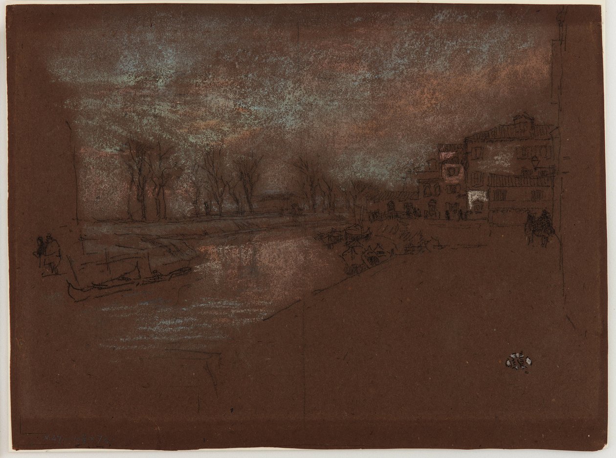Campo Sta. Marta—Winterabend von James Abbott McNeill Whistler