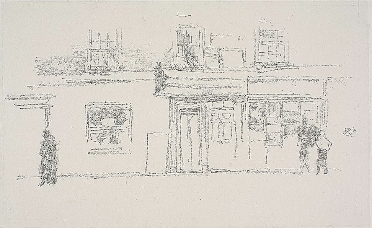 Chelsea Shops von James Abbott McNeill Whistler