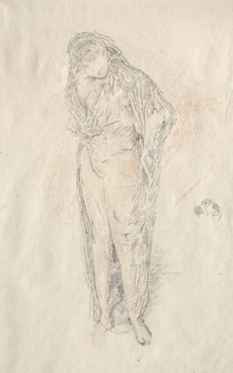 Stehende drapierte Figur von James McNeill Whistler