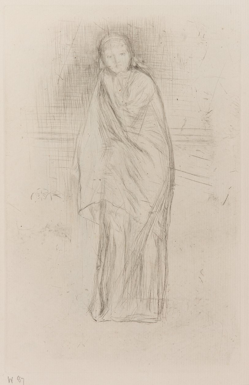 Verhülltes Modell von James Abbott McNeill Whistler