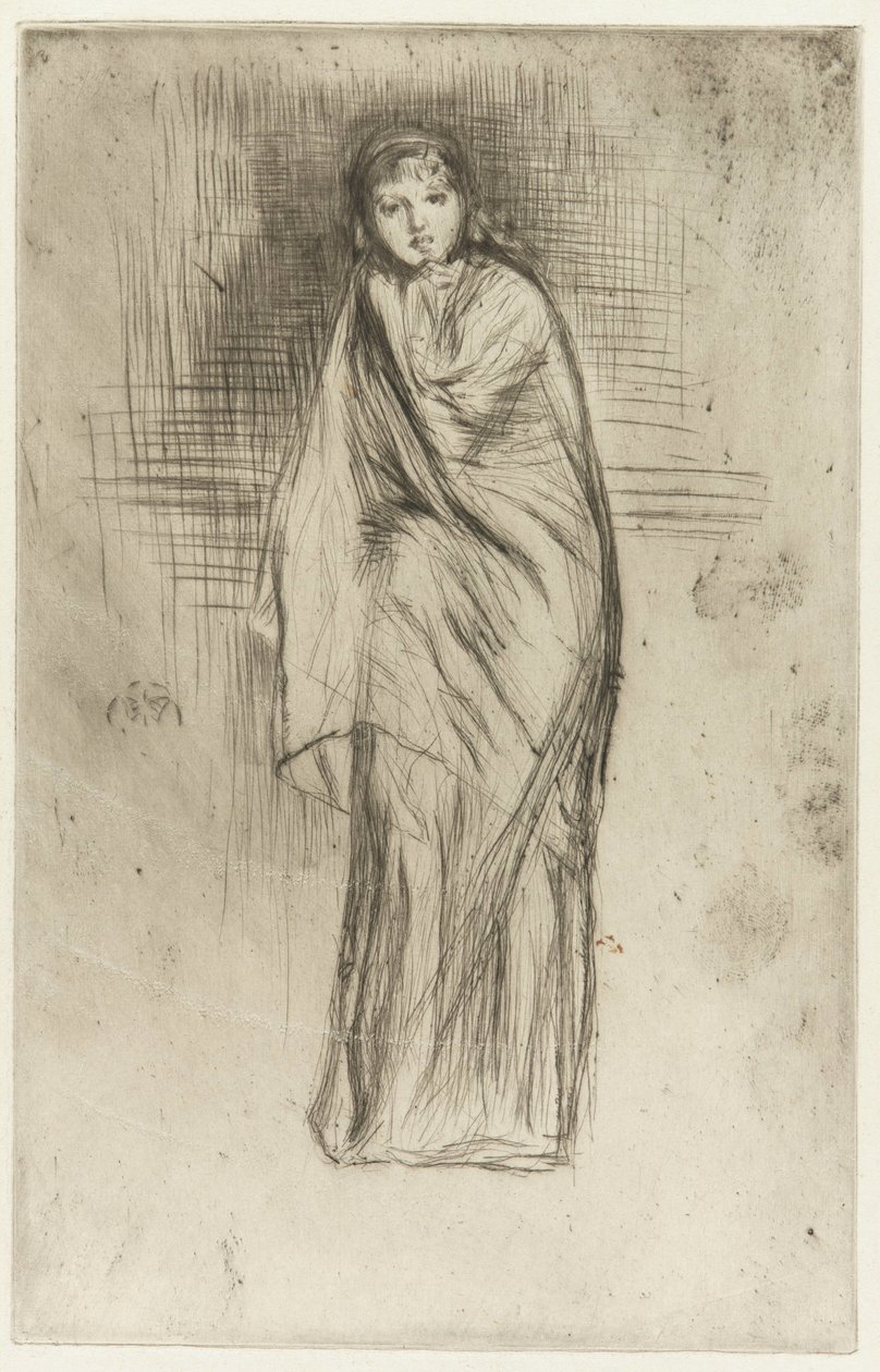 Modell in Gewändern von James Abbott McNeill Whistler