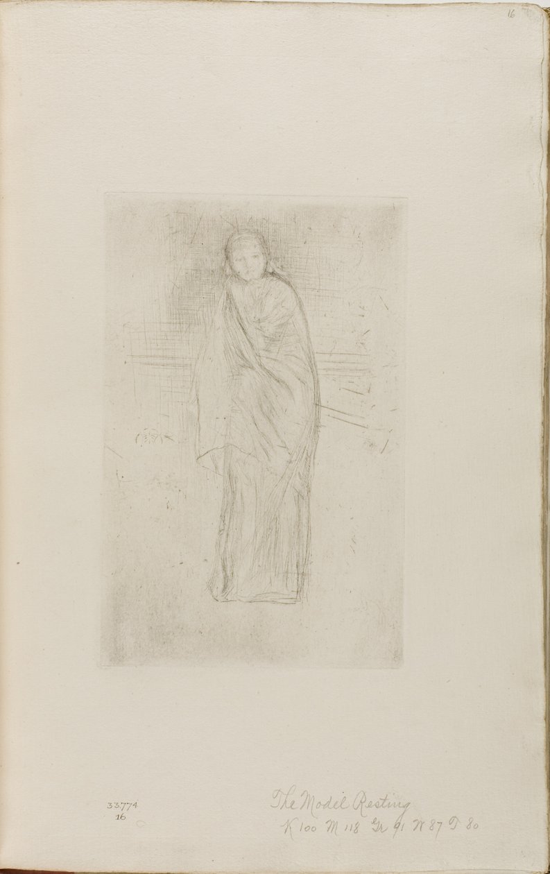 Verhülltes Modell von James Abbott McNeill Whistler