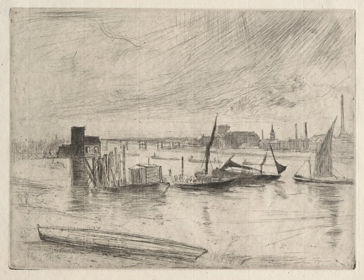 Früher Morgen in Battersea von James McNeill Whistler