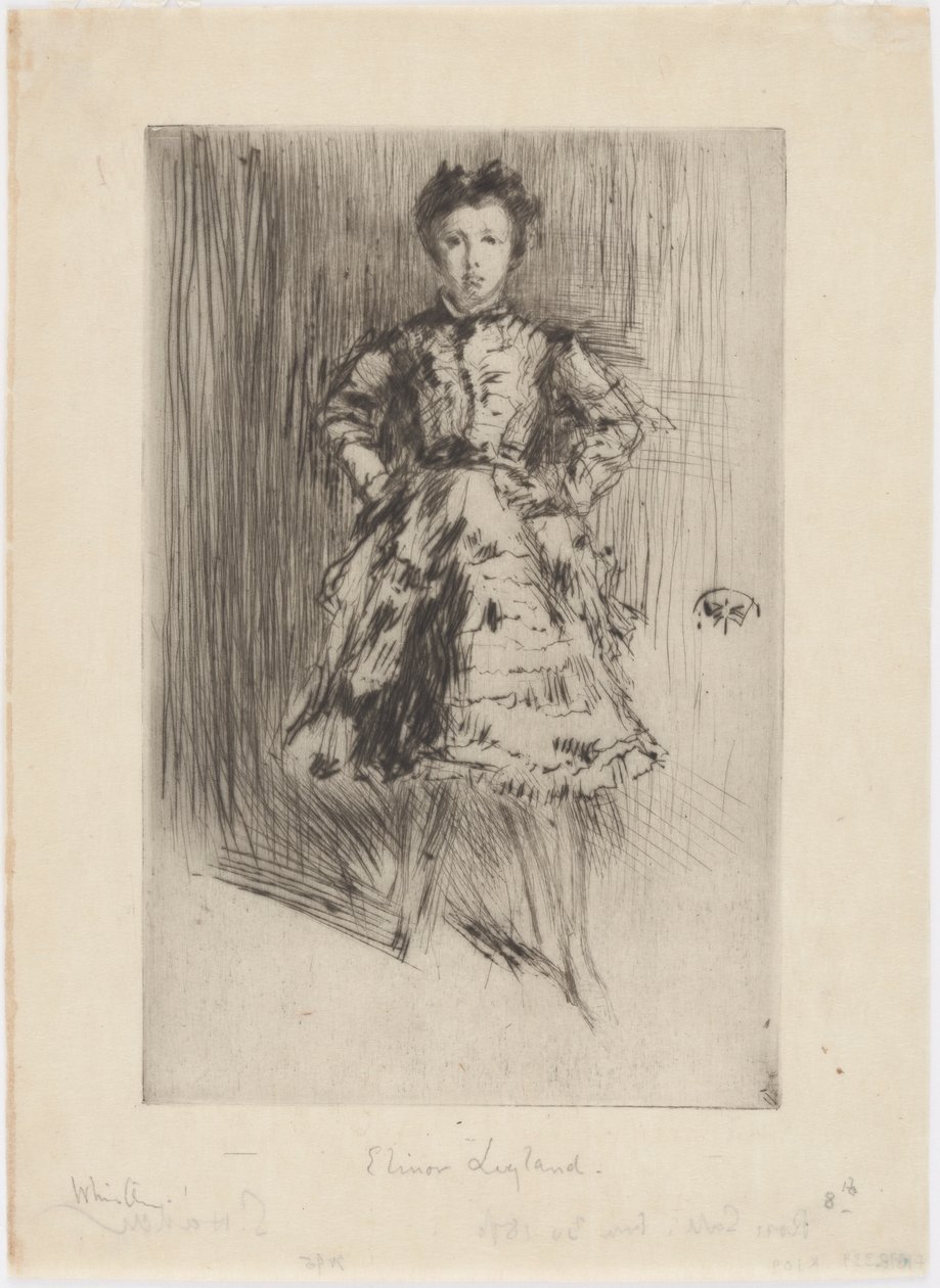 Elinor Leyland von James Abbott McNeill Whistler
