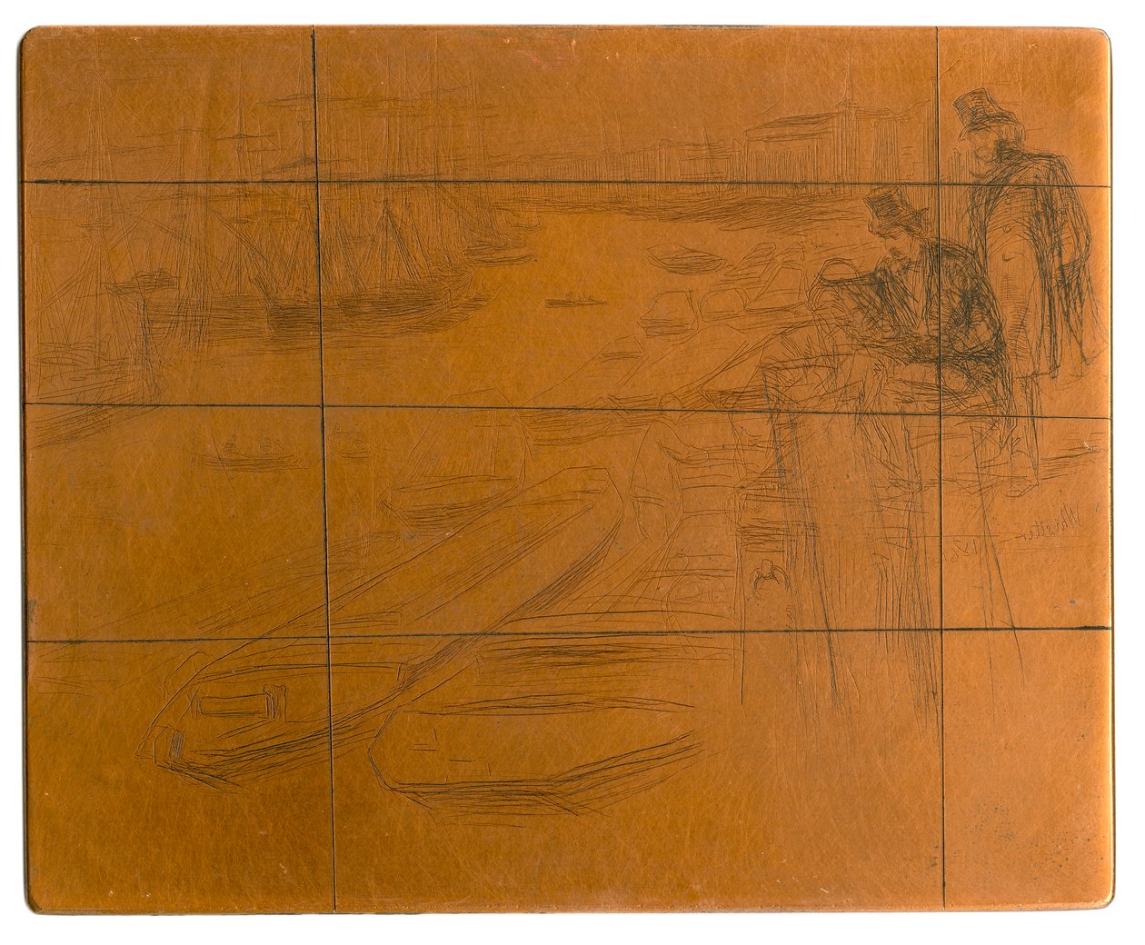 Radierplatte: Der kleine Teich von James Abbott McNeill Whistler