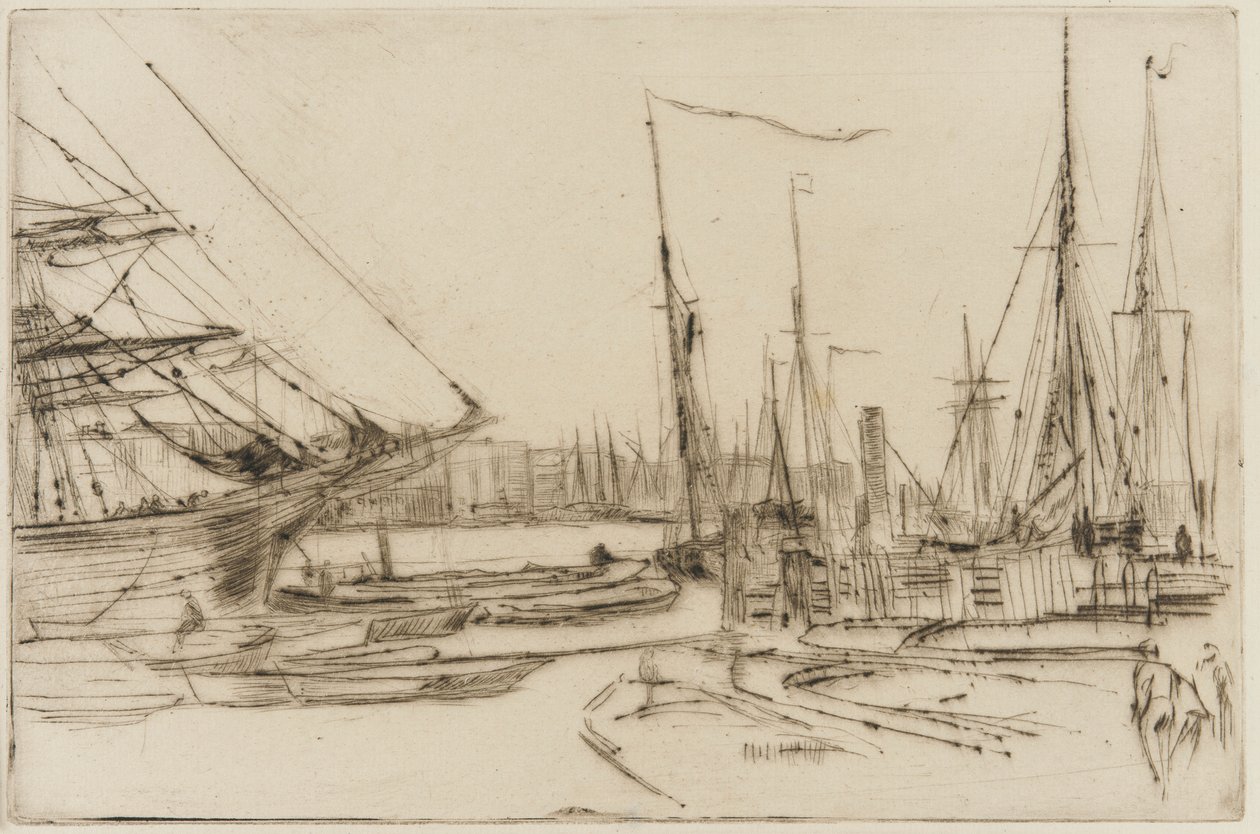 Von Billingsgate von James Abbott McNeill Whistler
