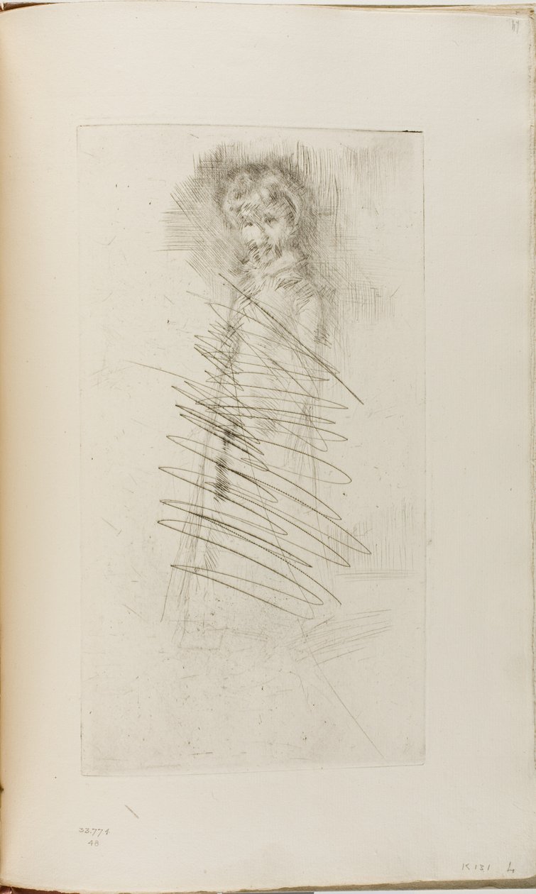Stehendes Mädchen von James Abbott McNeill Whistler
