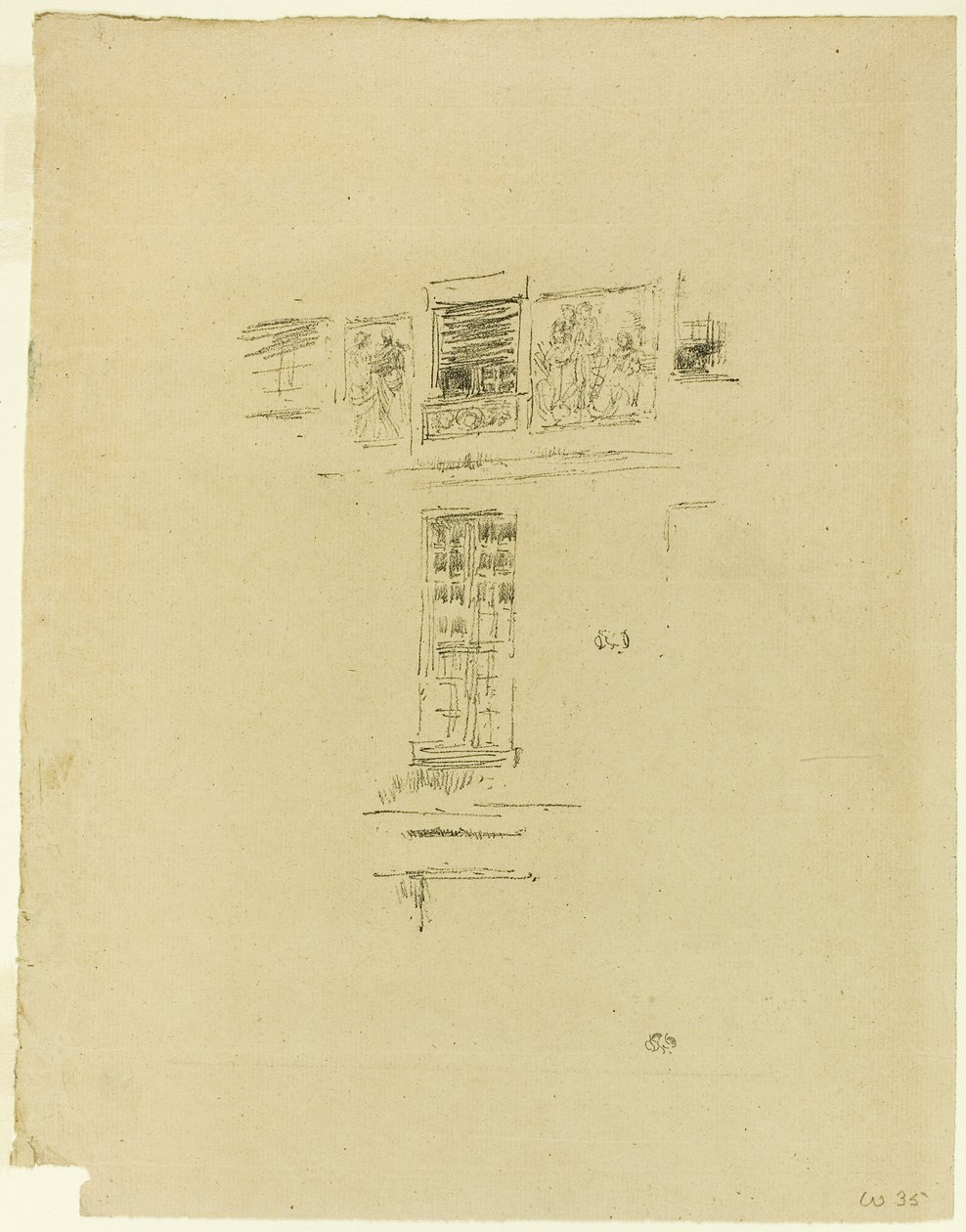 Hôtel Colbert, Fenster von James Abbott McNeill Whistler