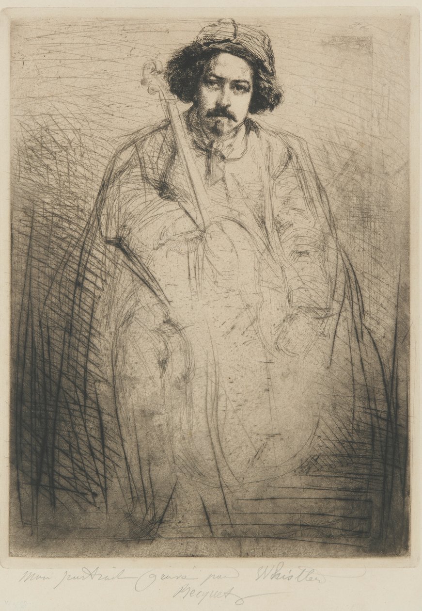 J. Becquet, Bildhauer von James Abbott McNeill Whistler