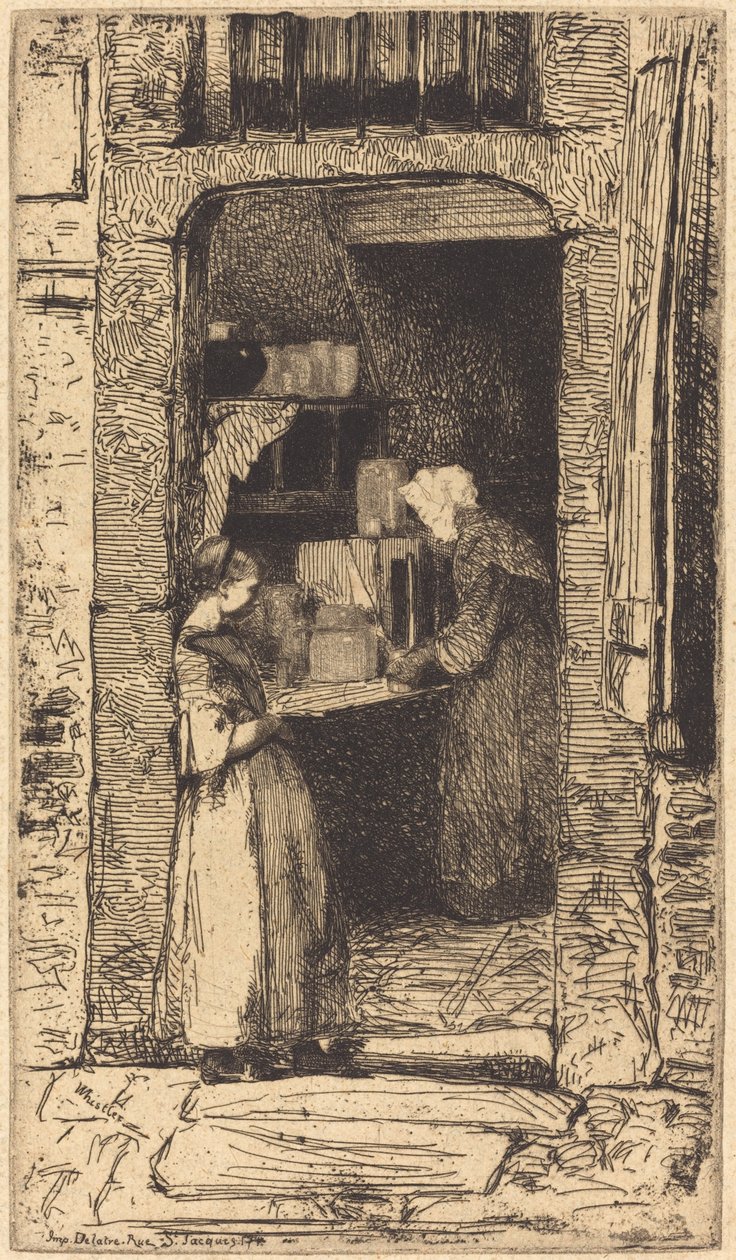 Die Senfhändlerin von James Abbott McNeill Whistler