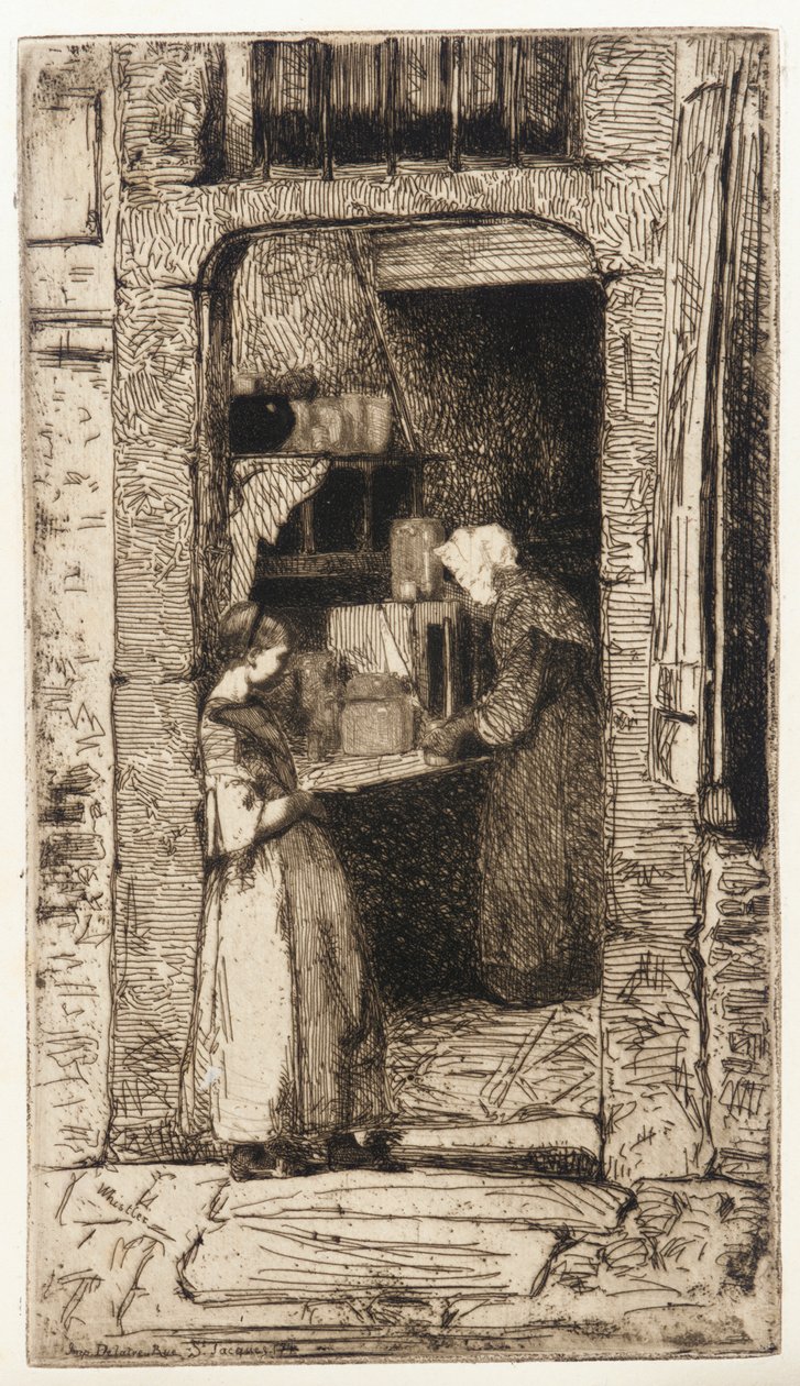 Die Senfverkäuferin von James Abbott McNeill Whistler