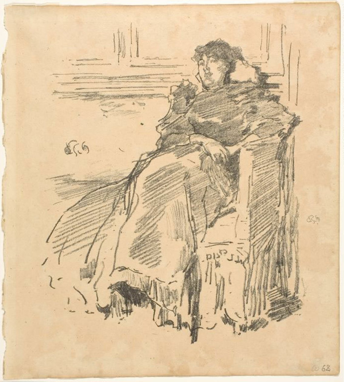 Das rote Kleid von James Abbott McNeill Whistler