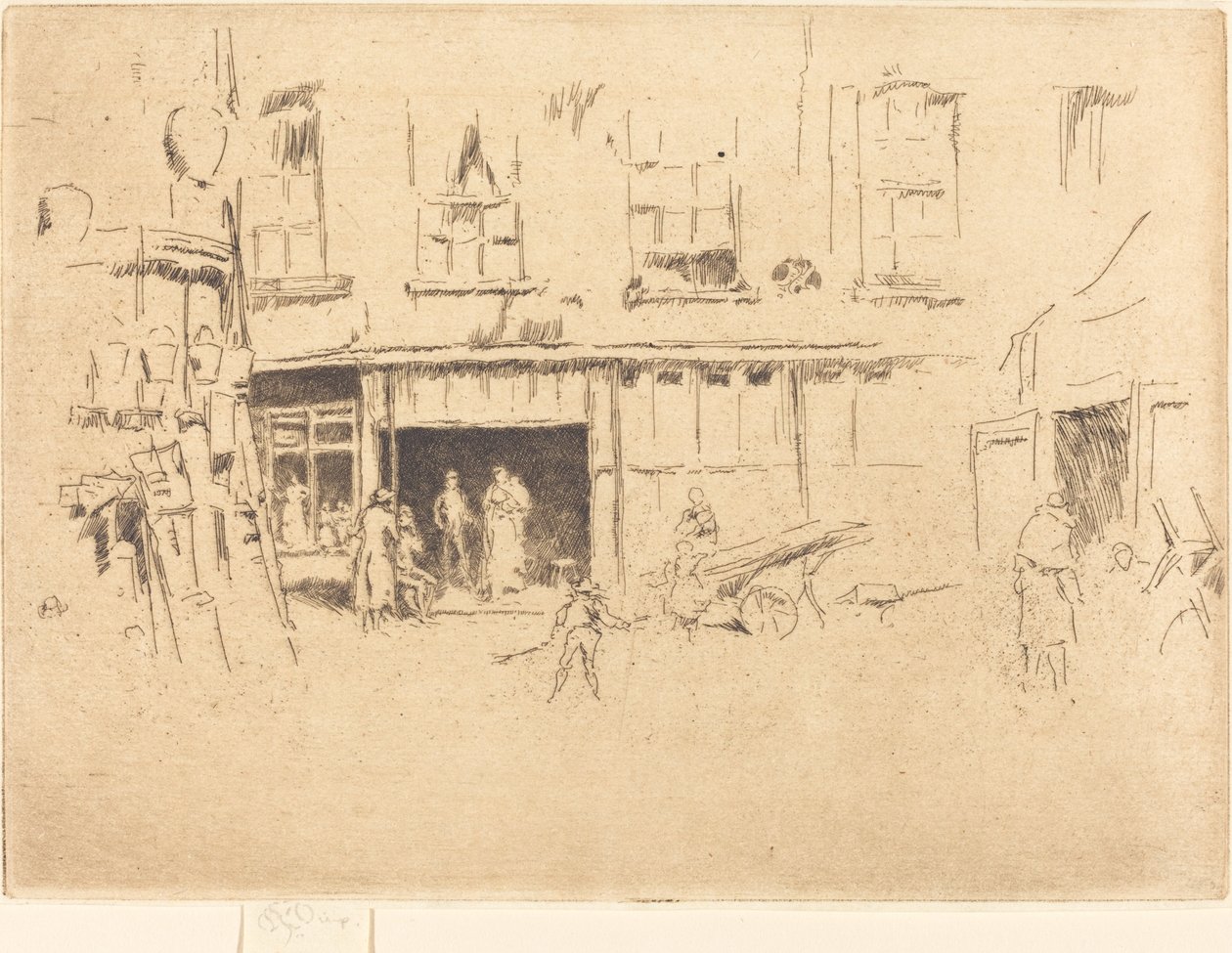 Kleiner Hof von James Abbott McNeill Whistler