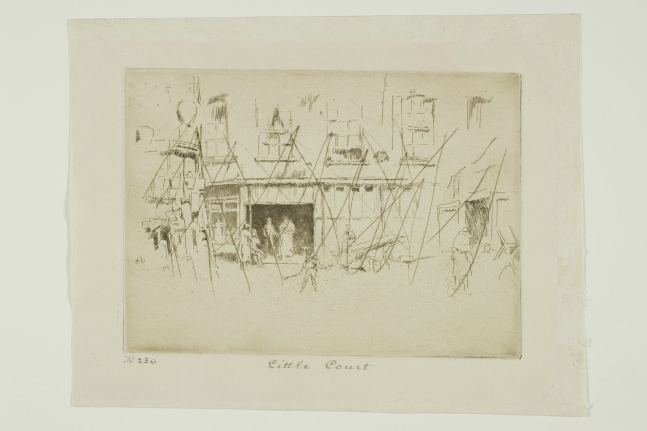 Kleiner Hof von James Abbott McNeill Whistler
