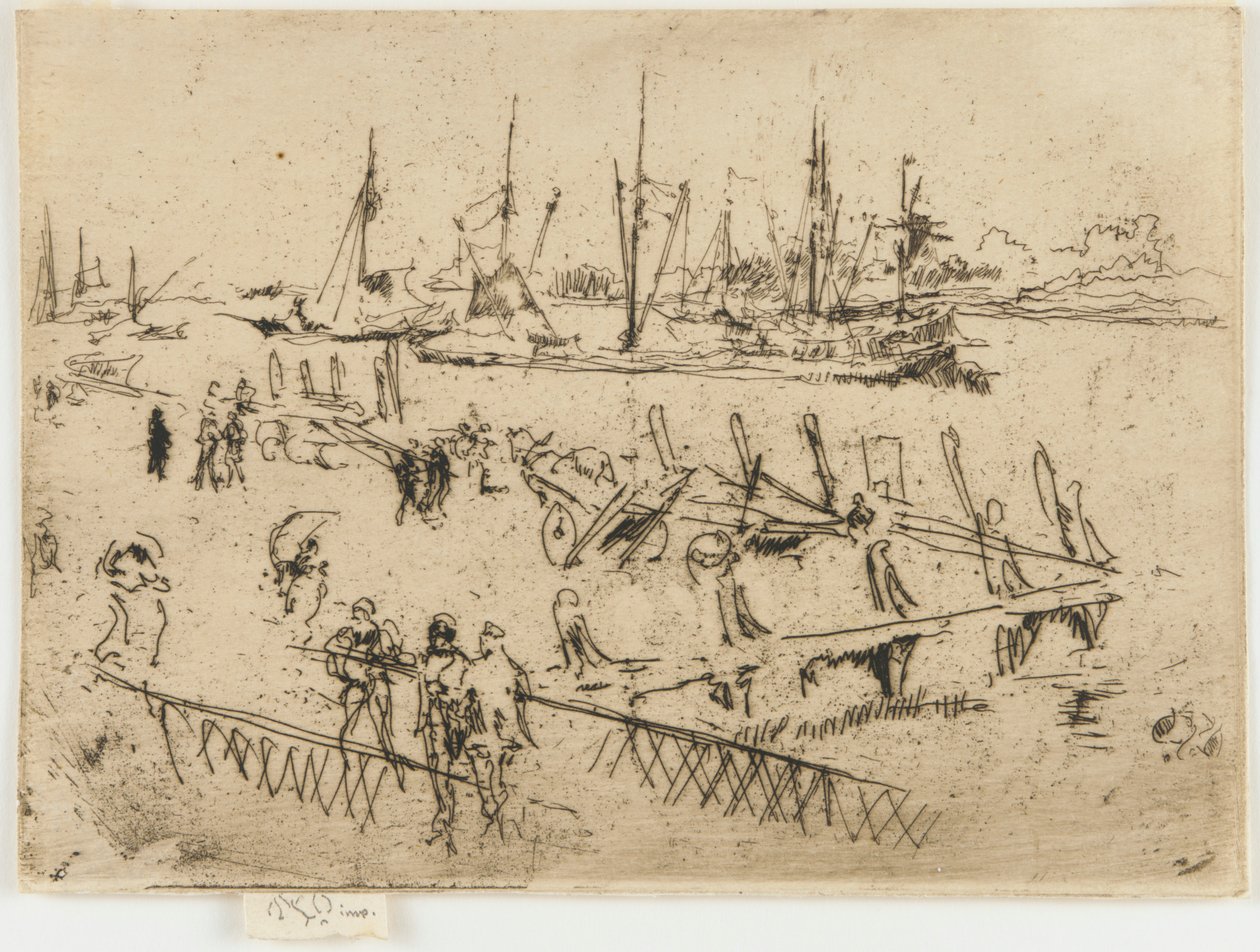 Kleines Dordrecht von James Abbott McNeill Whistler
