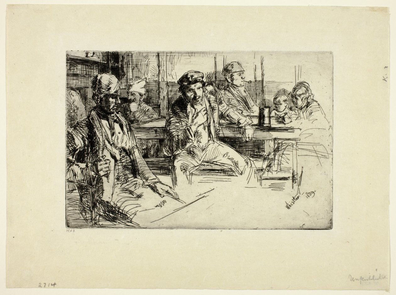 Hafenarbeiter von James Abbott McNeill Whistler