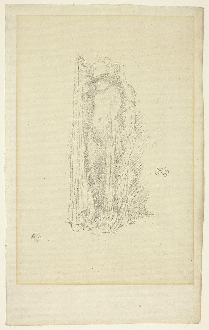 Modell Drapierung von James Abbott McNeill Whistler