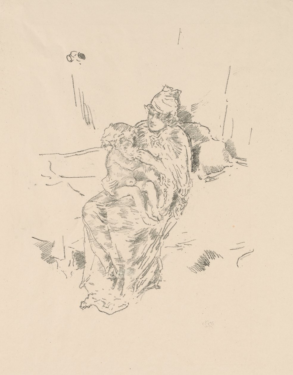 Mutter und Kind, Nr. 5 von James Abbott McNeill Whistler