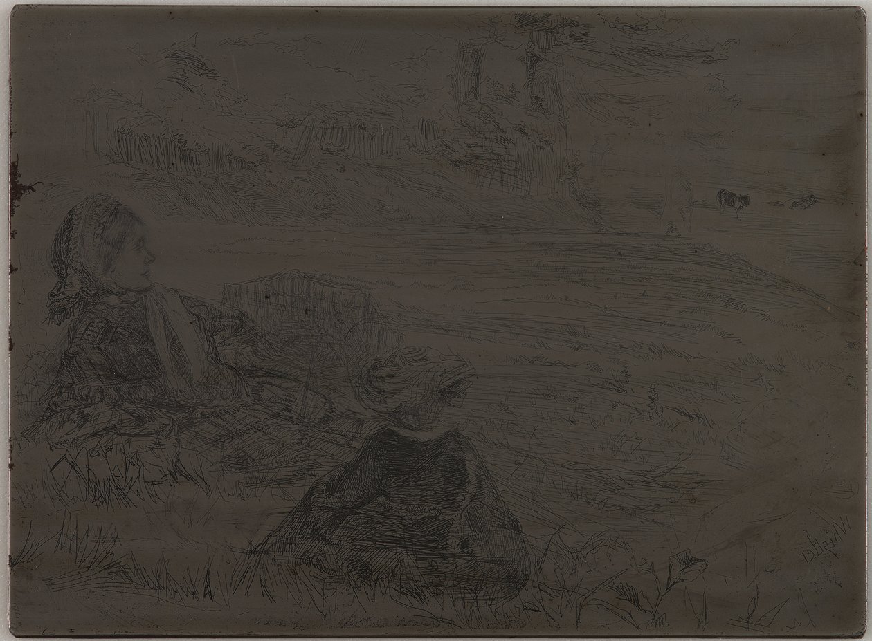 Kindermädchen und Kind von James Abbott McNeill Whistler