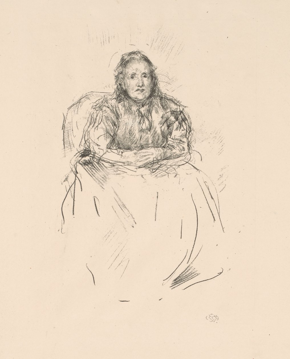 Porträtstudie: Mrs. Philip von James McNeill Whistler