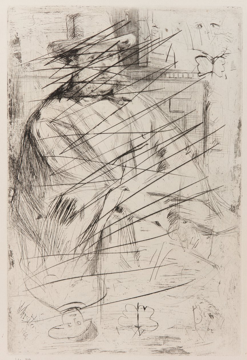 Porträt eines Mannes von James Abbott McNeill Whistler