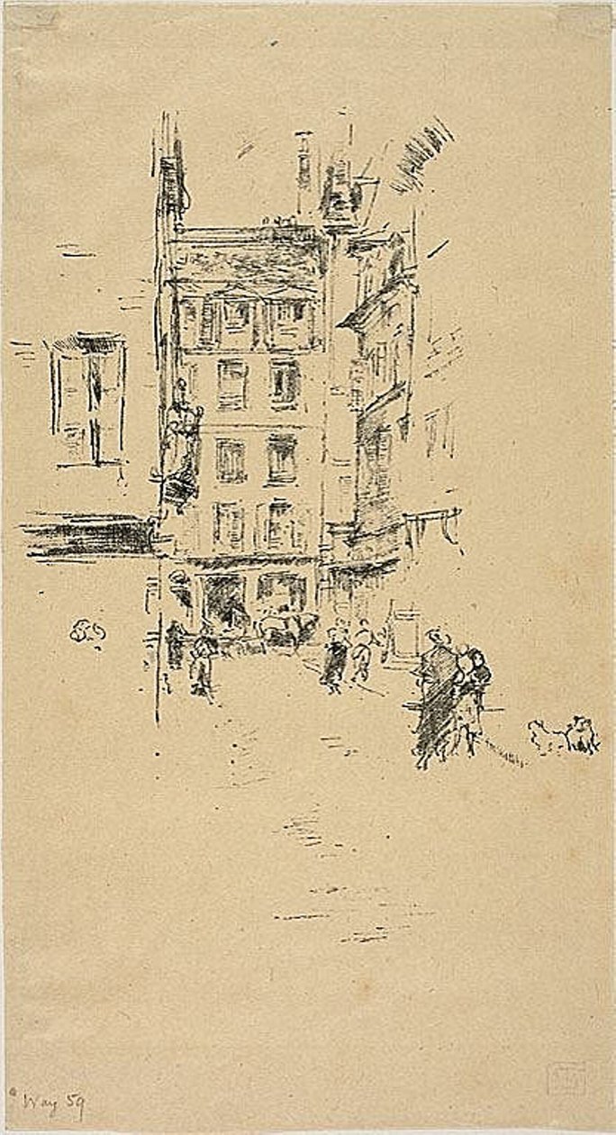 Rue Furstenburg von James Abbott McNeill Whistler