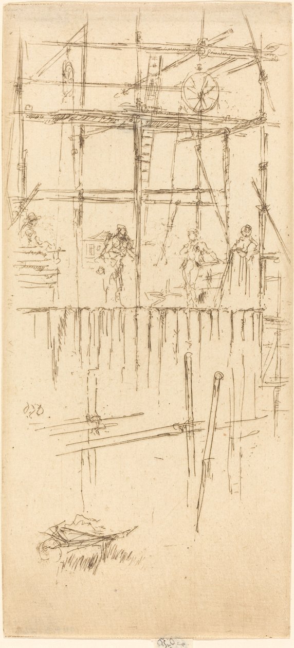 Savoy Gerüst von James Abbott McNeill Whistler