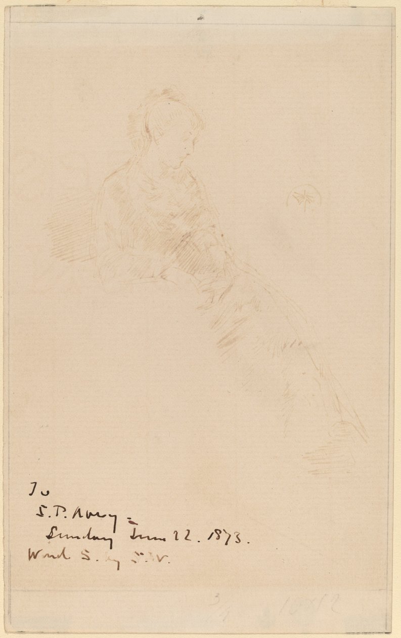 Skizze von Maud von James Abbott McNeill Whistler