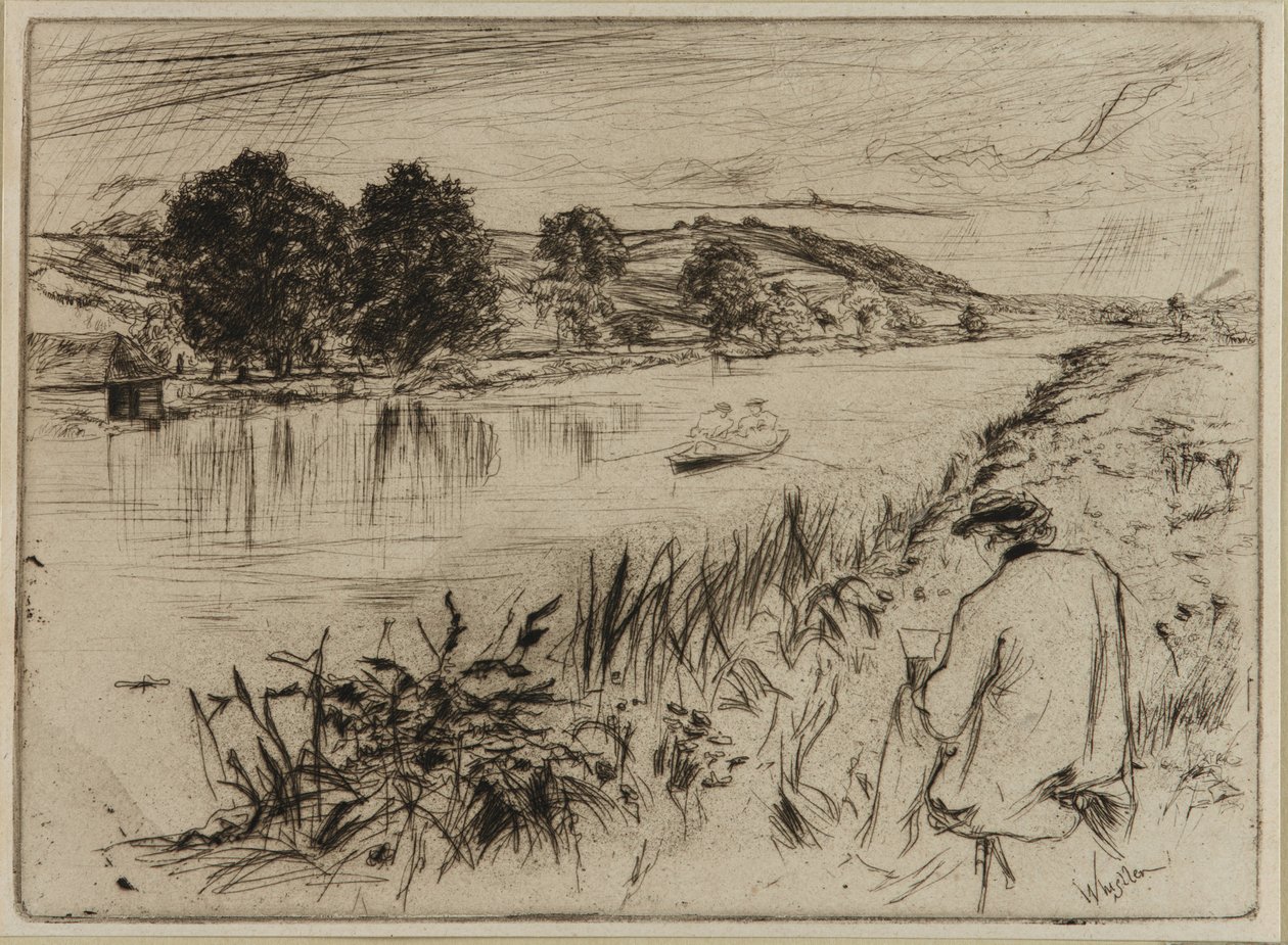 Skizzieren von James Abbott McNeill Whistler