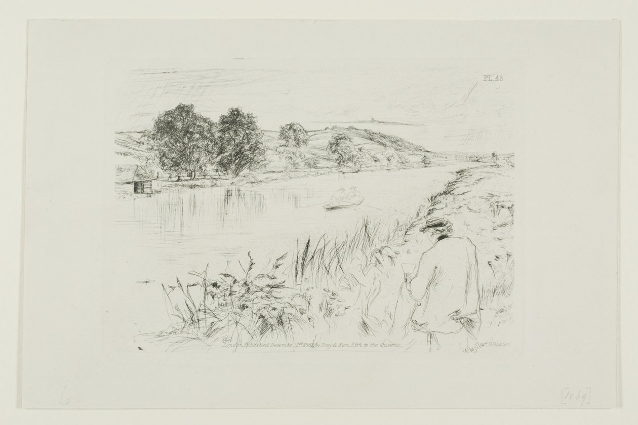 Skizzieren von James Abbott McNeill Whistler