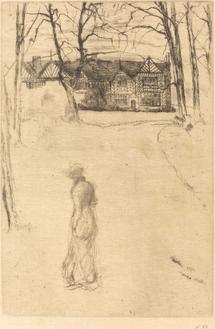 Speke Hall, Nr.1 von James Abbott McNeill Whistler
