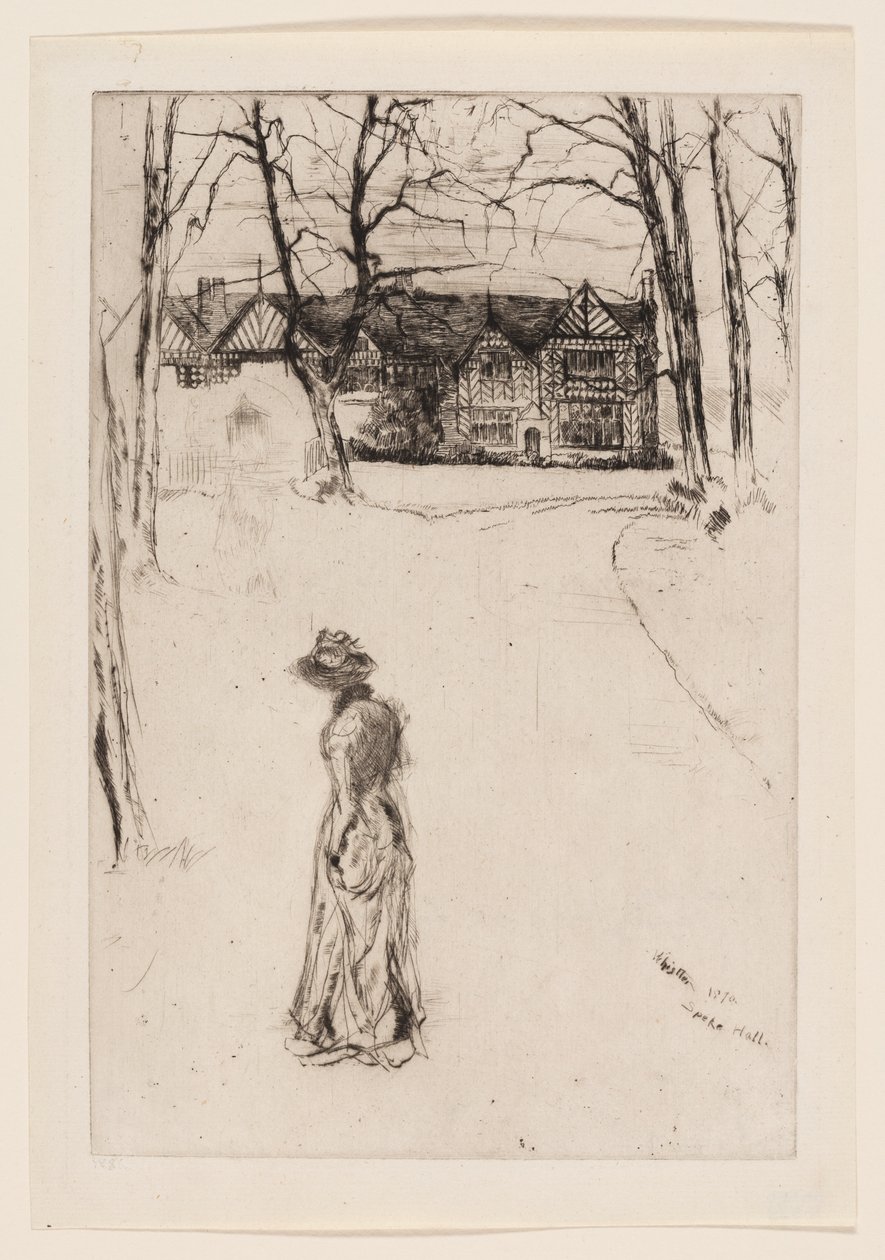 Speke Hall: Die Allee von James Abbott McNeill Whistler