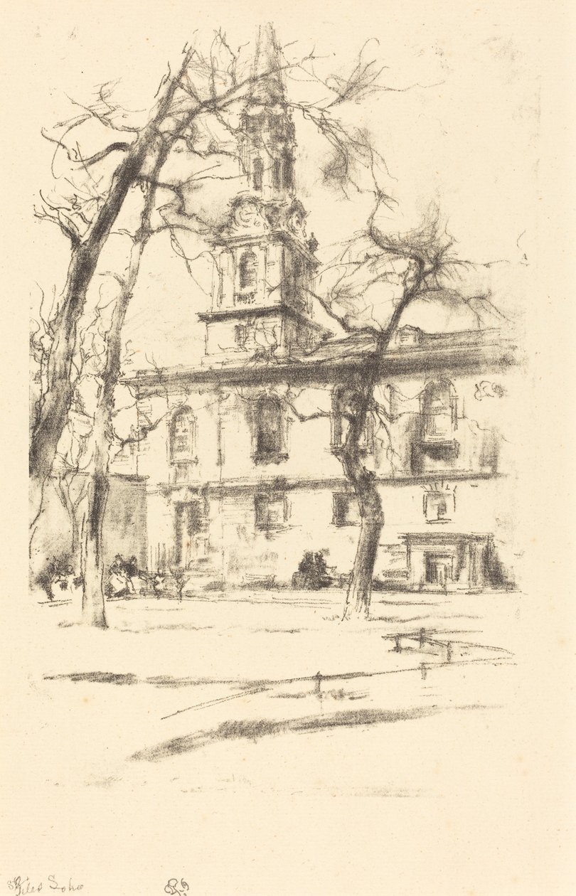 St. Giles-in-the-Fields von James Abbott McNeill Whistler