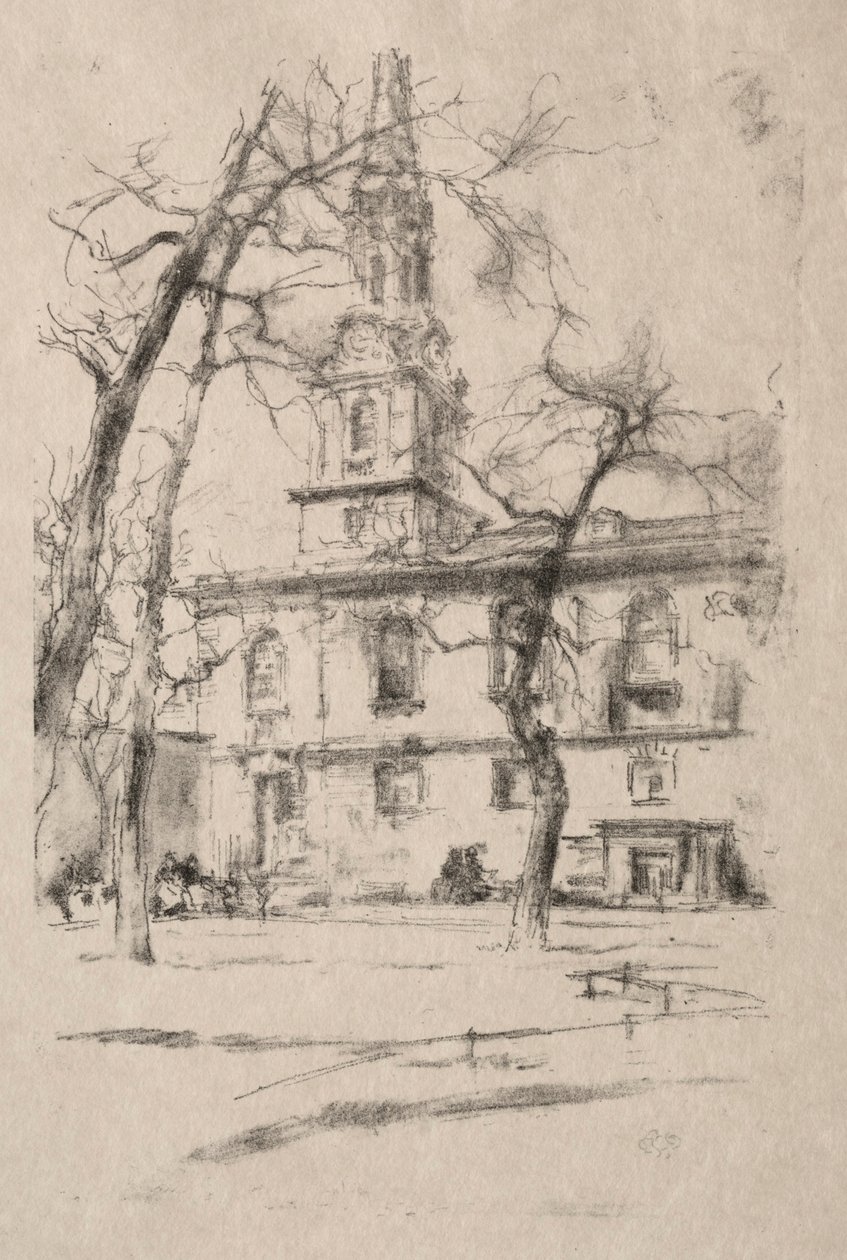 St. Giles-in-the-Fields von James McNeill Whistler