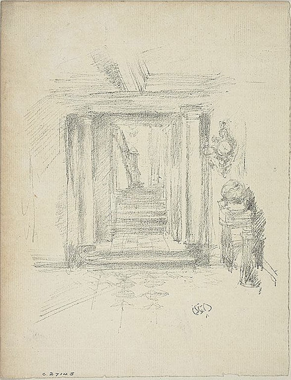 Treppe von James Abbott McNeill Whistler