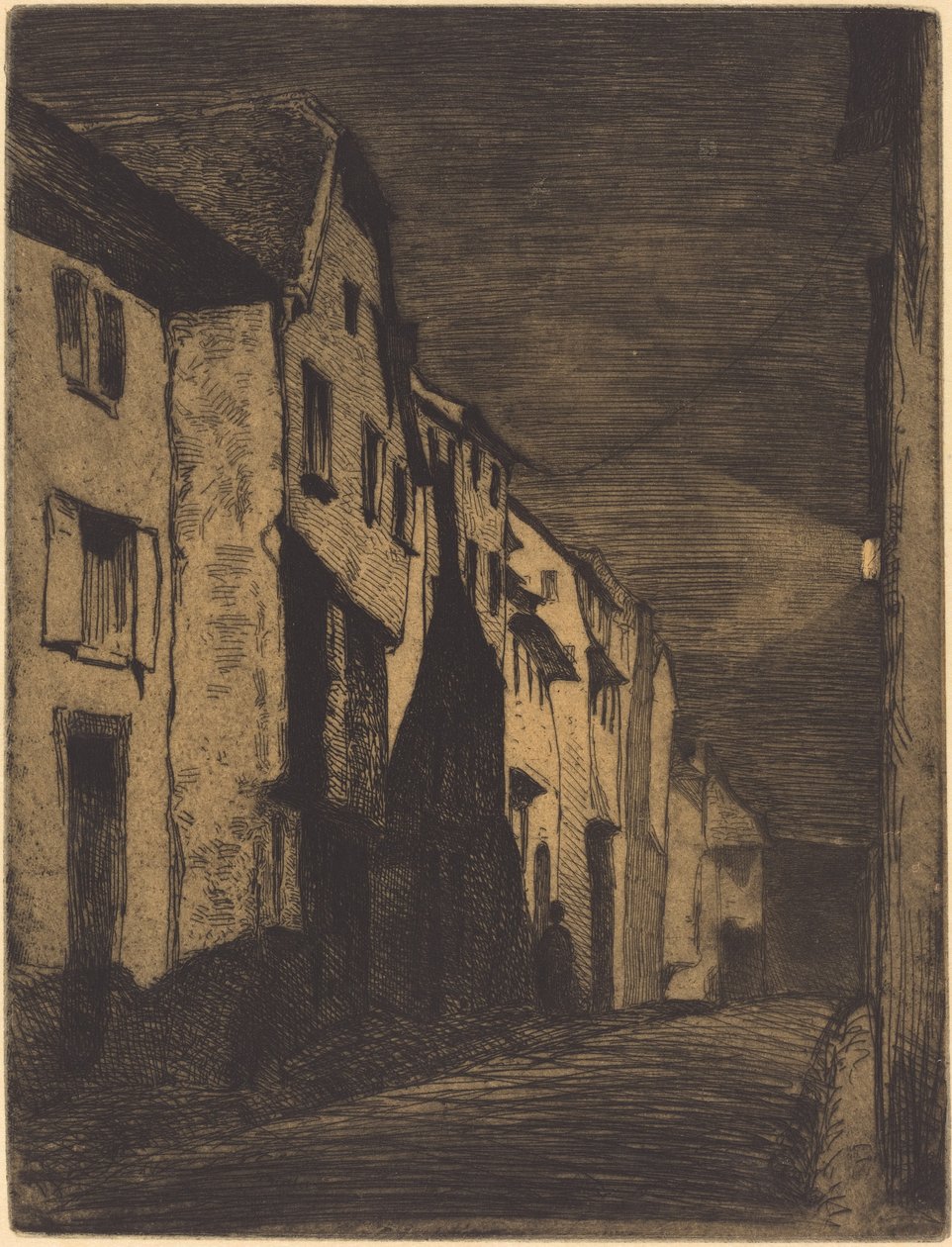 Straße in Saverne von James Abbott McNeill Whistler