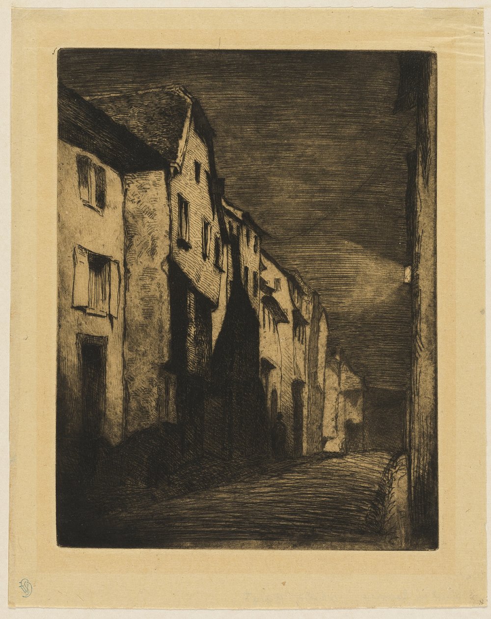 Straße in Saverne von James Abbott McNeill Whistler