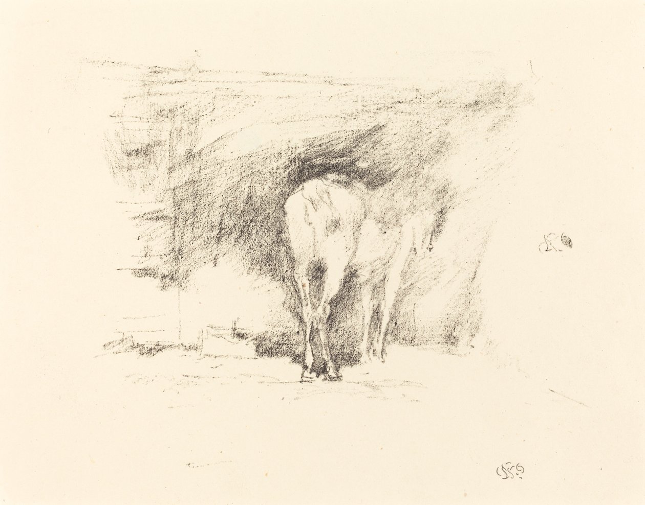 Studie eines Pferdes von James Abbott McNeill Whistler