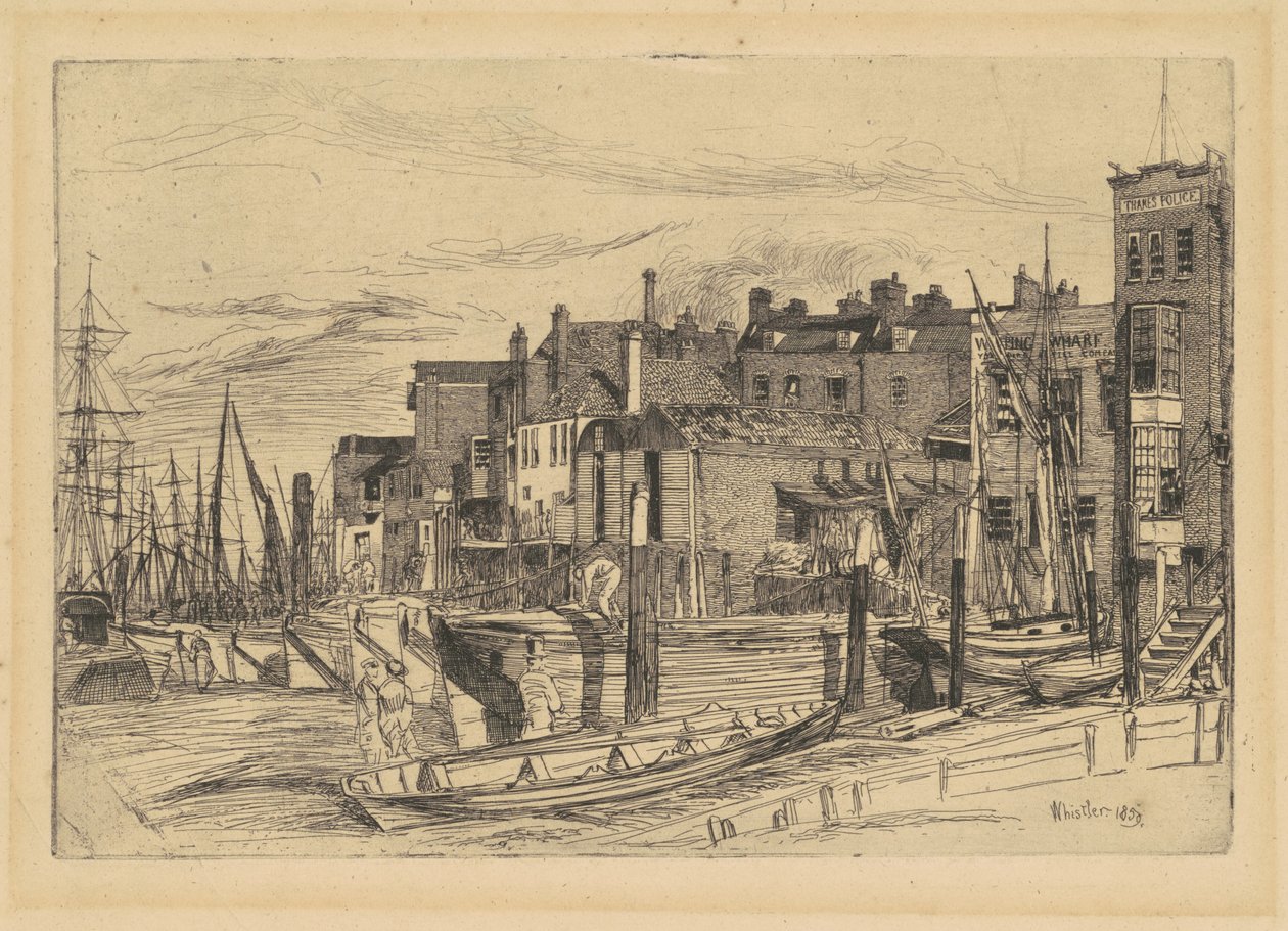 Thames-Polizei von James Abbott McNeill Whistler