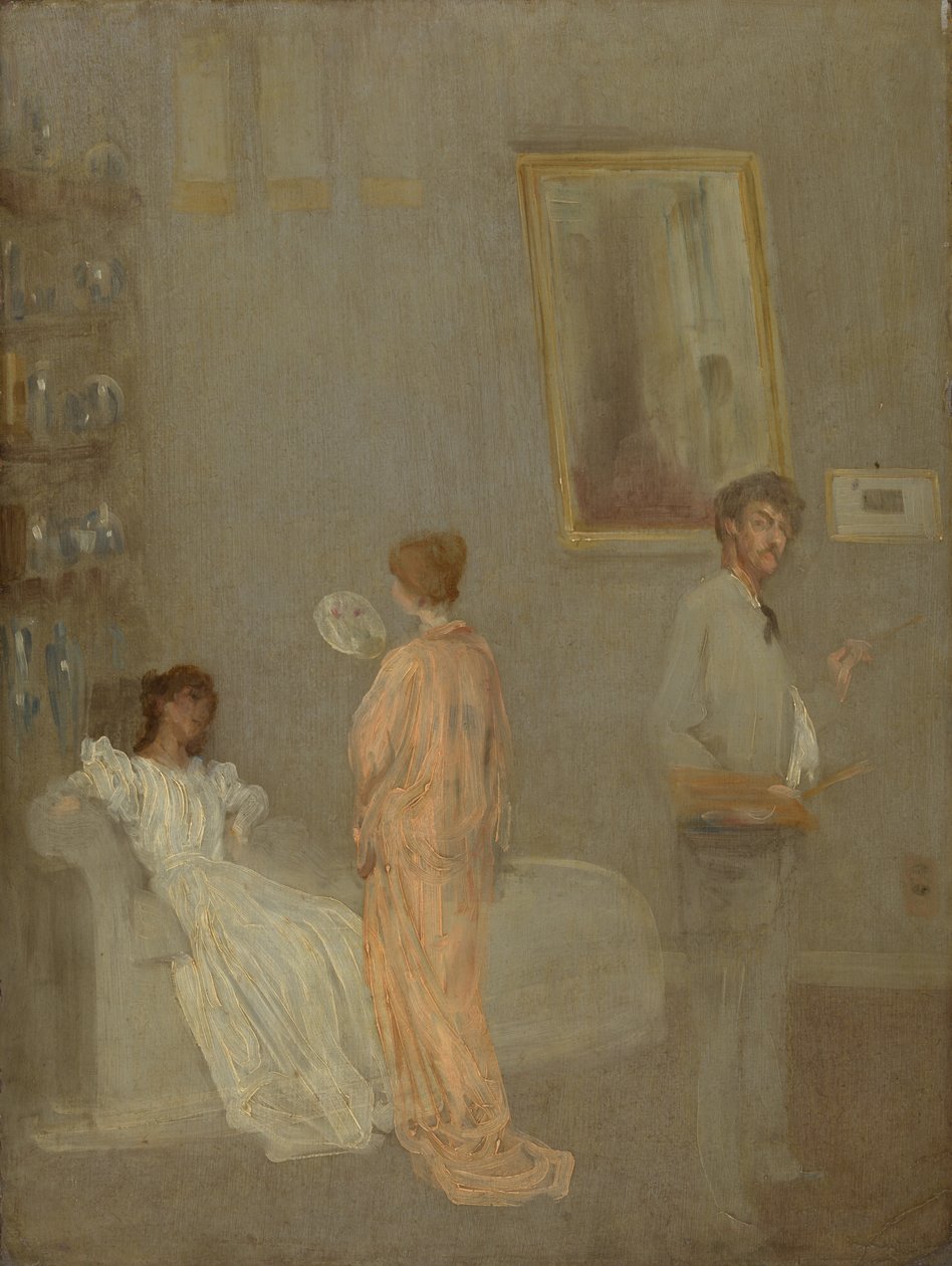 Der Künstler in seinem Atelier von James McNeill Whistler