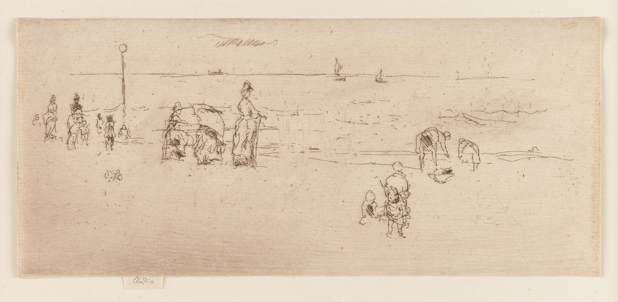 Der Strand, Ostende von James Abbott McNeill Whistler