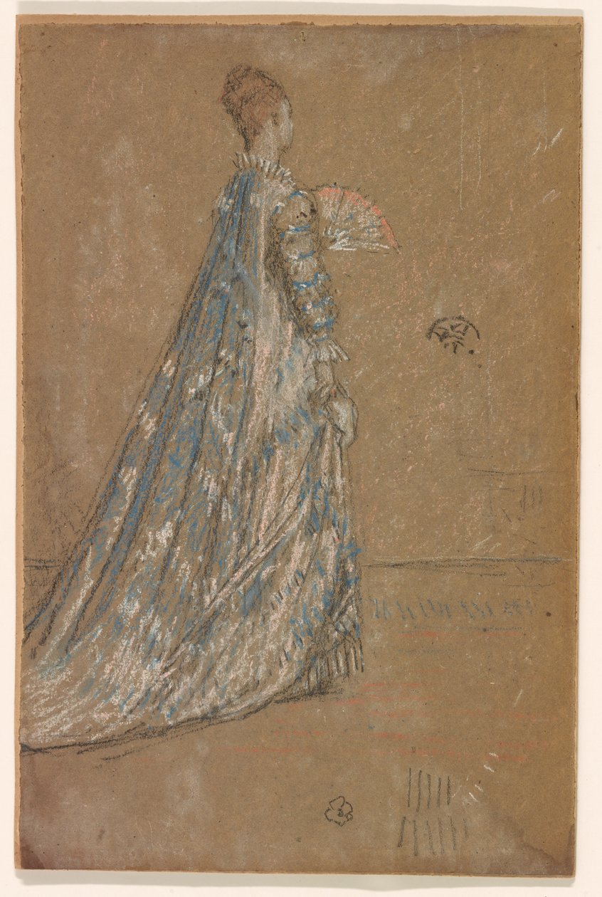 Das blaue Kleid von James Abbott McNeill Whistler