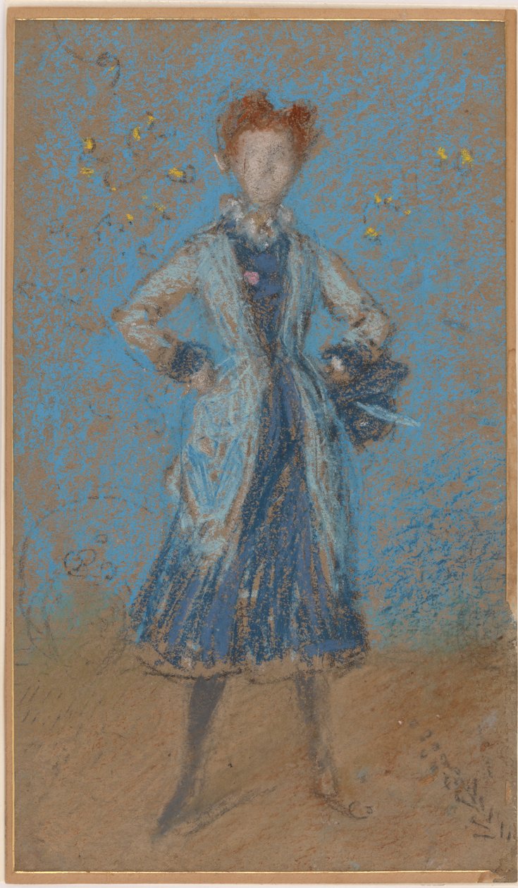 Das blaue Mädchen von James Abbott McNeill Whistler