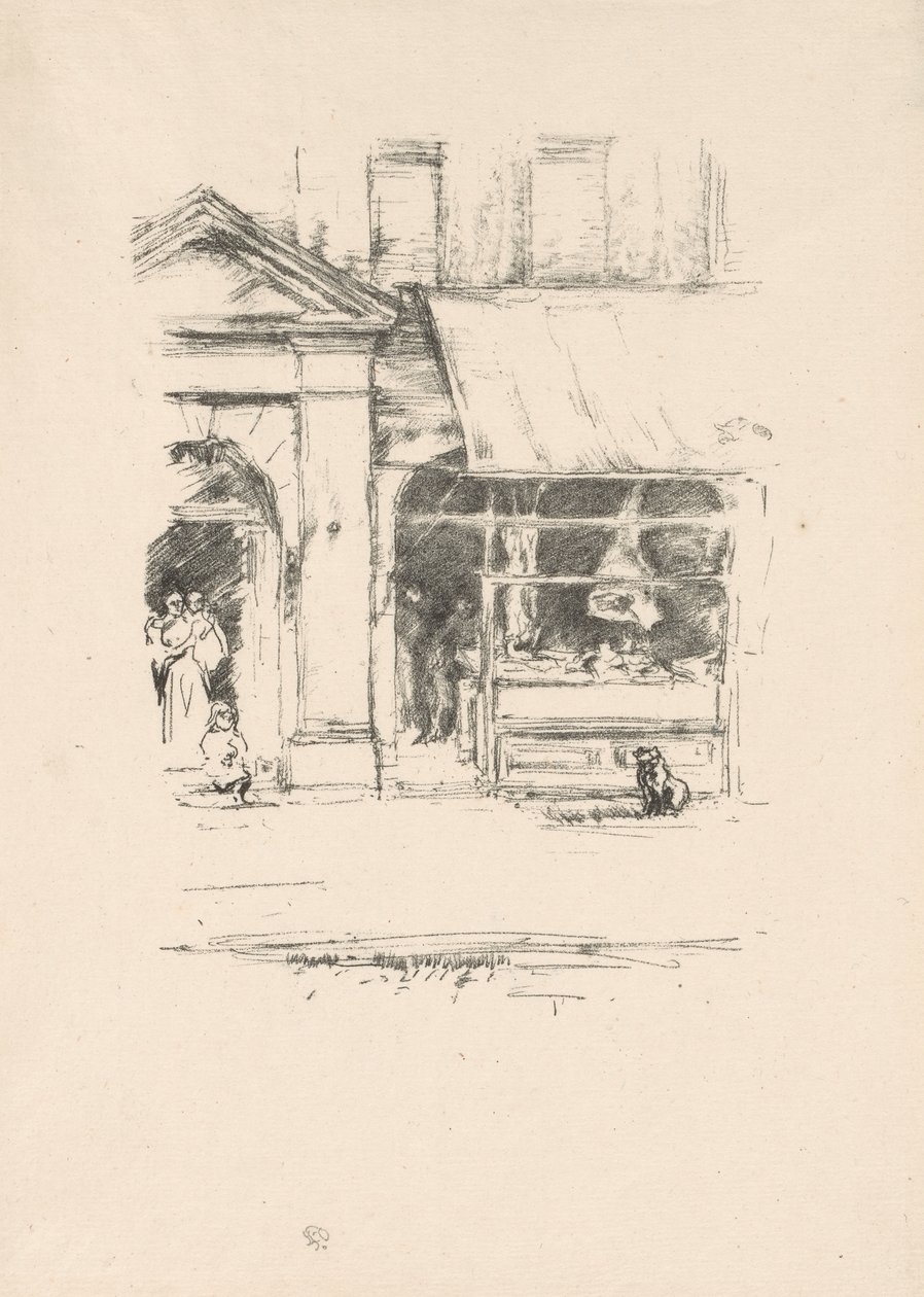 Der Hund des Metzgers von James McNeill Whistler