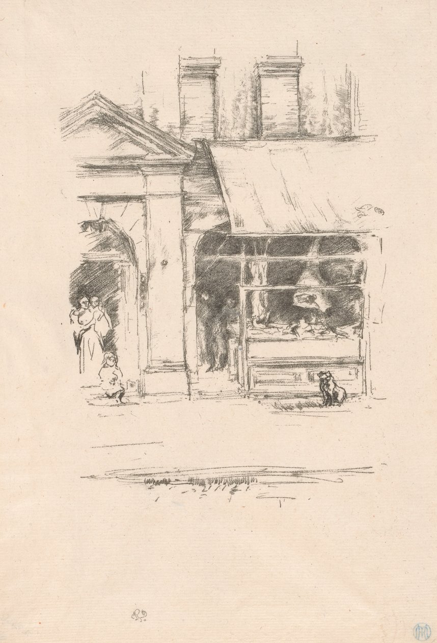 Der Hund des Metzgers von James McNeill Whistler
