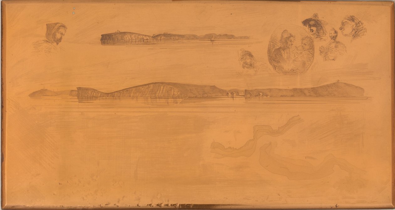 Die Küstenvermessungsplatte von James Abbott McNeill Whistler