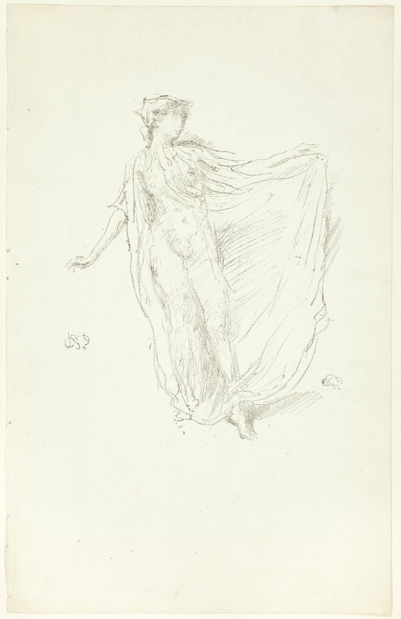 Das tanzende Mädchen von James Abbott McNeill Whistler