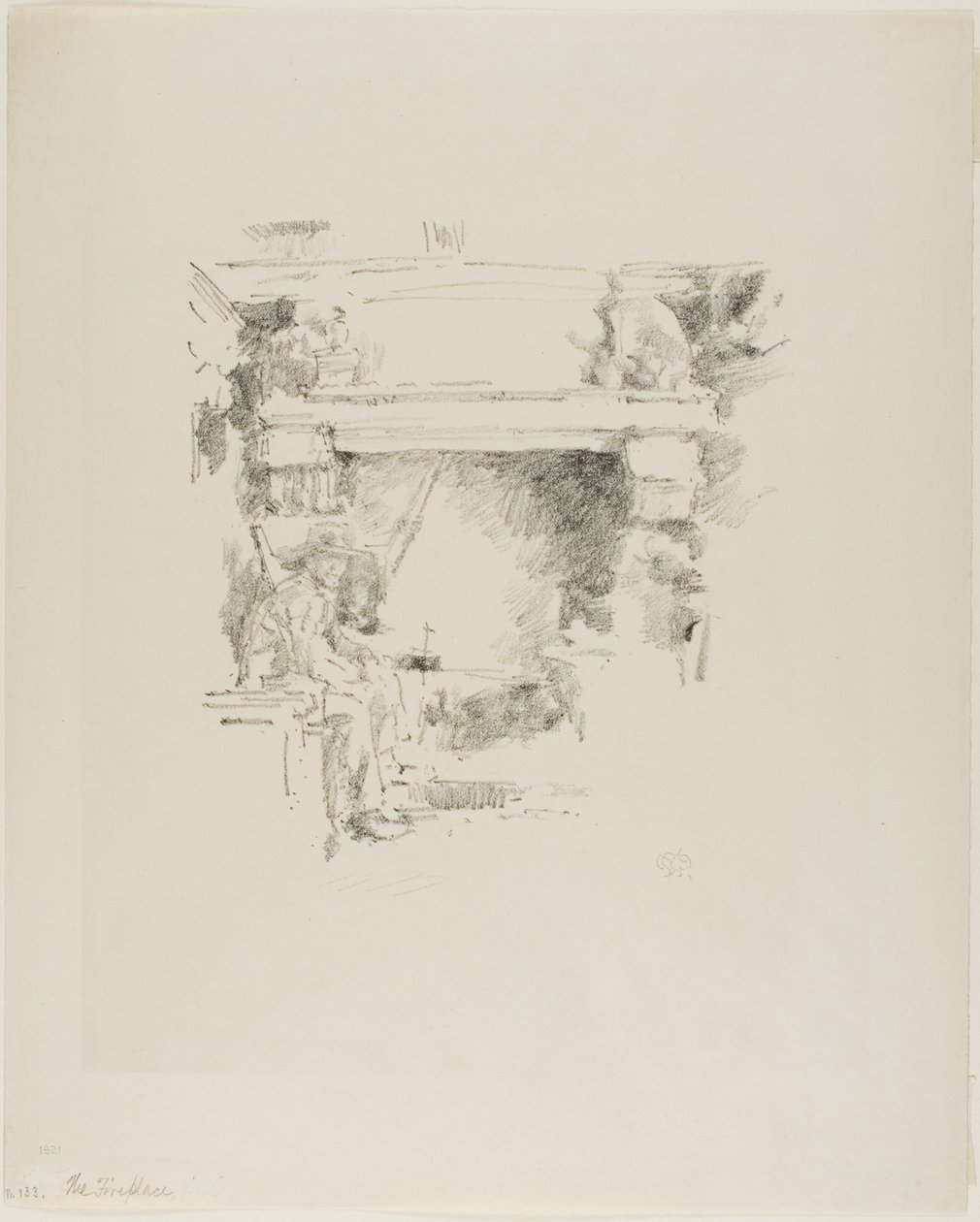 Der Kamin von James Abbott McNeill Whistler